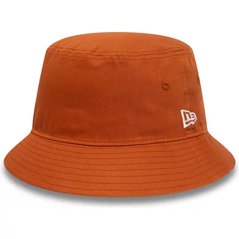 New Era Essential Tapered Brown Bucket Hat