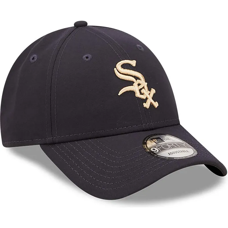 lippikset-kaareva-laivastonsininen-saadettava-nauha-9forty-repreve-chicago-white-sox-mlb-new-era