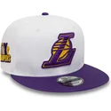 lippikset-littea-valkoinen-snapback-9fifty-crown-patches-champions-los-angeles-lakers-nba-new-era