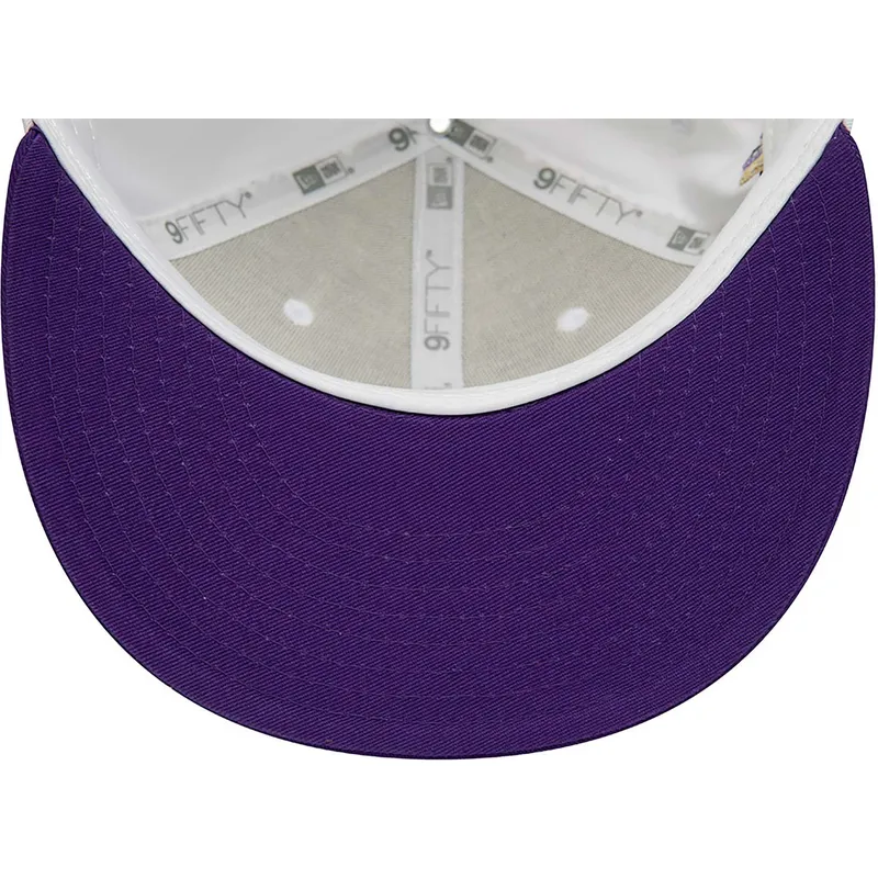 cap-littea-white-snapback-9fifty-crown-patches-champions-los-angeles-lakers-nba-new-era