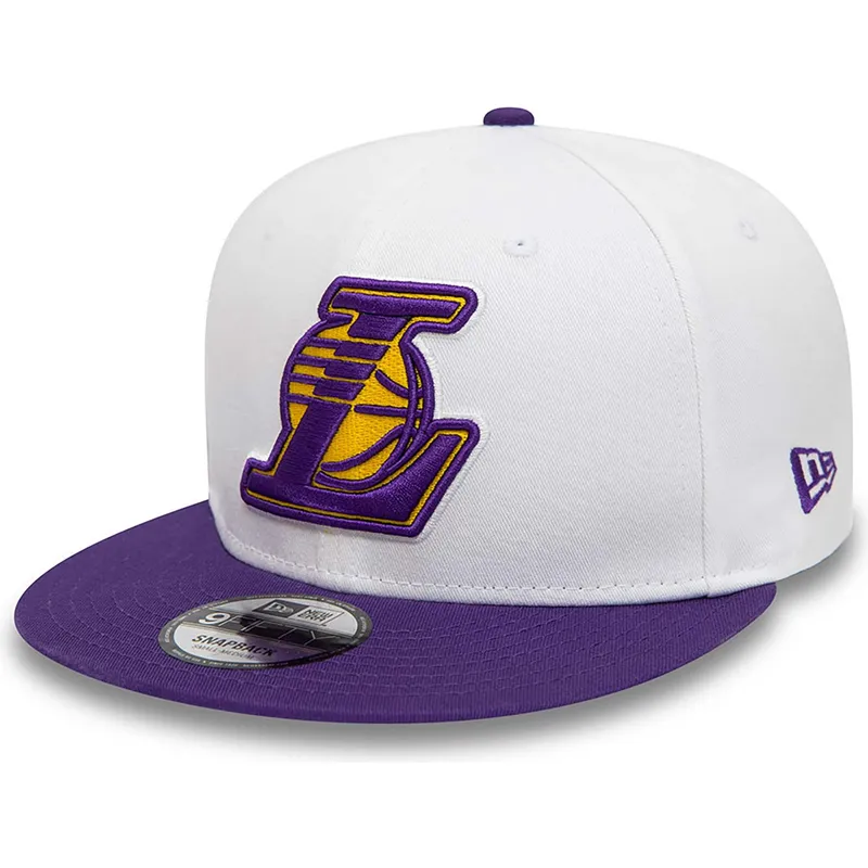 cap-littea-white-snapback-9fifty-crown-patches-champions-los-angeles-lakers-nba-new-era