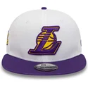 cap-littea-white-snapback-9fifty-crown-patches-champions-los-angeles-lakers-nba-new-era