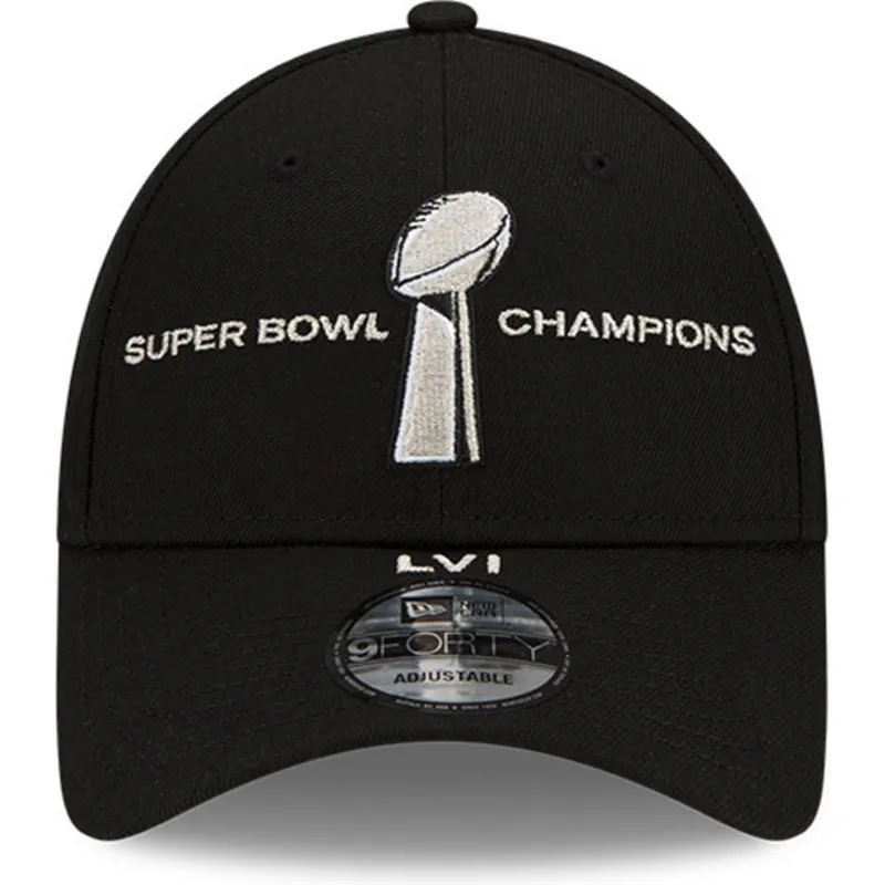 lippikset-kaareva-musta-snapback-9forty-parade-super-bowl-champions-lvi-2022-los-angeles-rams-nfl-new-era
