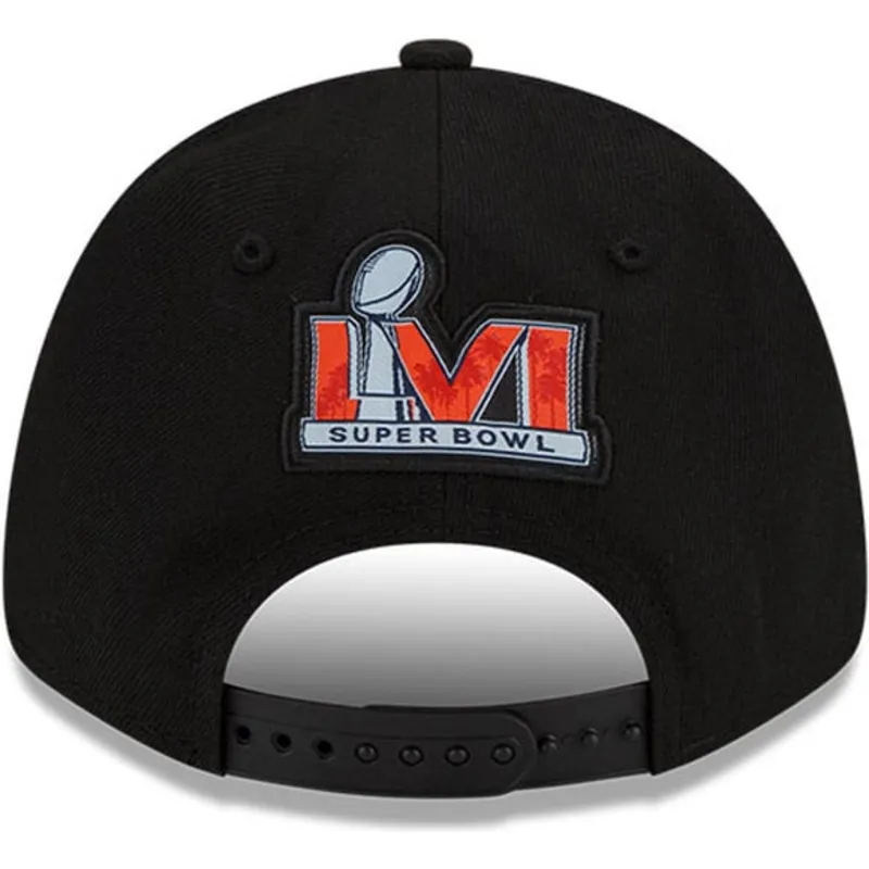 lippikset-kaareva-musta-snapback-9forty-parade-super-bowl-champions-lvi-2022-los-angeles-rams-nfl-new-era
