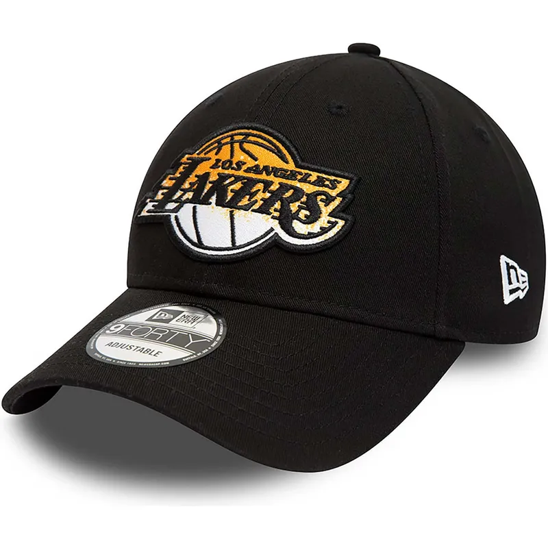 lippikset-kaareva-musta-saadettava-nauha-9forty-gradient-infill-los-angeles-lakers-nba-new-era