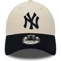 lippikset-kaareva-beige-saadettava-nauha-9forty-new-york-yankees-mlb-new-era