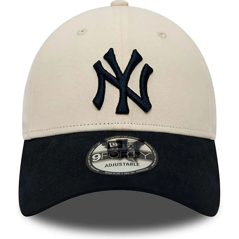 lippikset-kaareva-beige-saadettava-nauha-9forty-new-york-yankees-mlb-new-era lippikset-kaareva-beige-saadettava-nauha-9forty-new-york-yankees-mlb-new-era