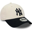 lippikset-kaareva-beige-saadettava-nauha-9forty-new-york-yankees-mlb-new-era