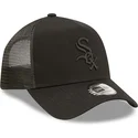lippikset-kaareva-rekka-musta-snapback-a-frame-tonal-mesh-chicago-white-sox-mlb-new-era
