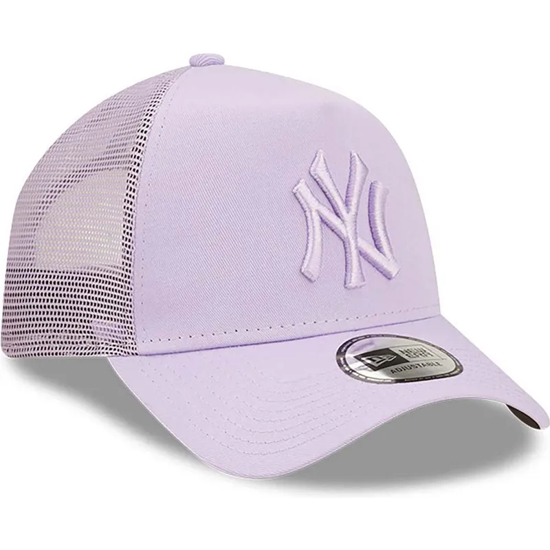 lippikset-kaareva-rekka-violetti-snapback-a-frame-tonal-mesh-new-york-yankees-mlb-new-era