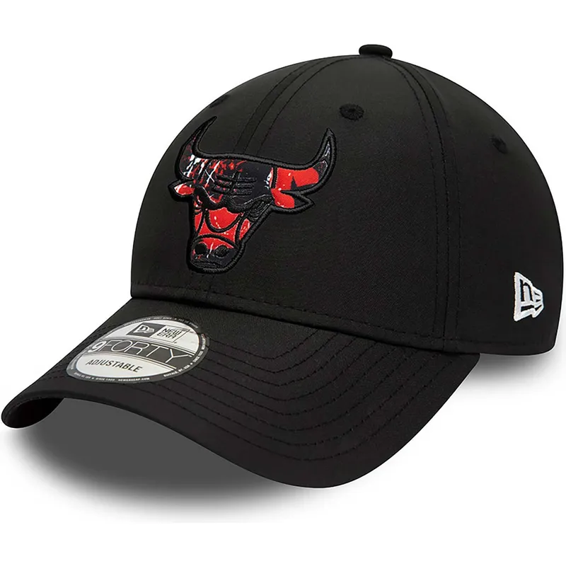 lippikset-kaareva-musta-saadettava-nauha-9forty-print-infill-chicago-bulls-nba-new-era
