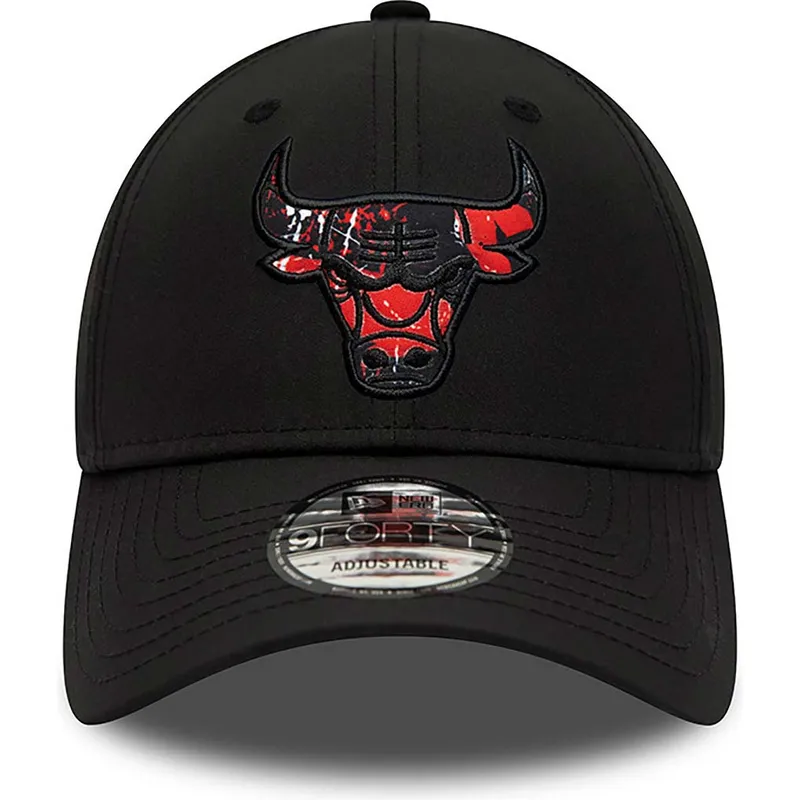 lippikset-kaareva-musta-saadettava-nauha-9forty-print-infill-chicago-bulls-nba-new-era