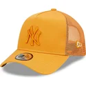 lippikset-kaareva-rekka-oranssi-snapback-a-frame-tonal-mesh-new-york-yankees-mlb-new-era