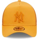 lippikset-kaareva-rekka-oranssi-snapback-a-frame-tonal-mesh-new-york-yankees-mlb-new-era
