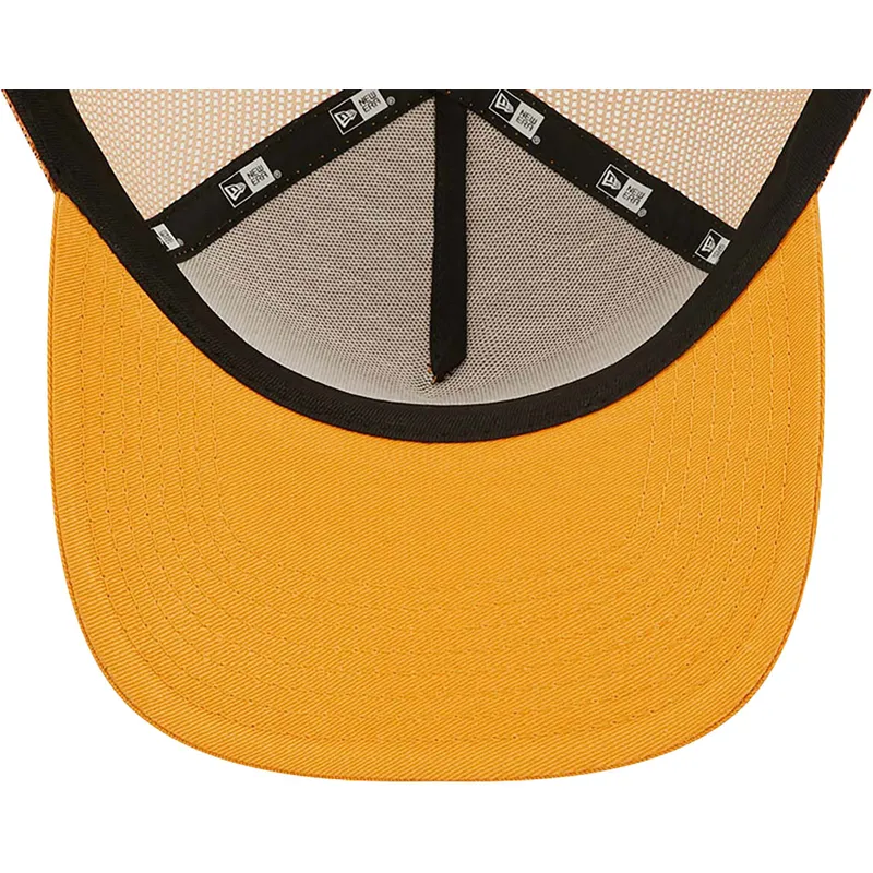 lippikset-kaareva-rekka-oranssi-snapback-a-frame-tonal-mesh-new-york-yankees-mlb-new-era