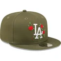 cap-littea-green-snapback-9fifty-flower-los-angeles-dodgers-mlb-new-era