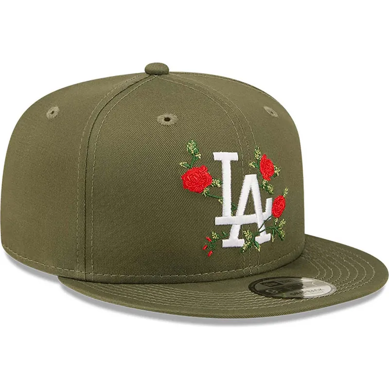 cap-littea-green-snapback-9fifty-flower-los-angeles-dodgers-mlb-new-era cap-littea-green-snapback-9fifty-flower-los-angeles-dodgers-mlb-new-era