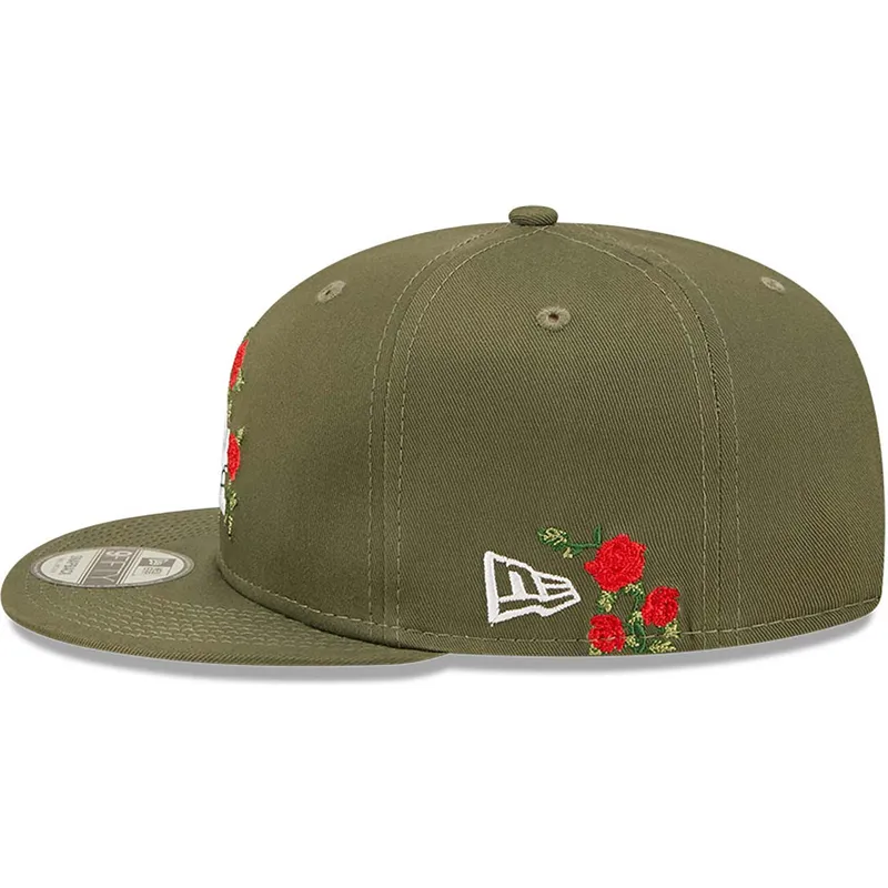 cap-littea-green-snapback-9fifty-flower-los-angeles-dodgers-mlb-new-era cap-littea-green-snapback-9fifty-flower-los-angeles-dodgers-mlb-new-era
