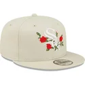 lippikset-littea-beige-snapback-9fifty-flower-chicago-white-sox-mlb-new-era
