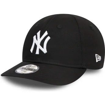 Lippikset kaareva musta säädettävä nauha lapsille pequeño 9FORTY League Essential New York Yankees MLB New Era