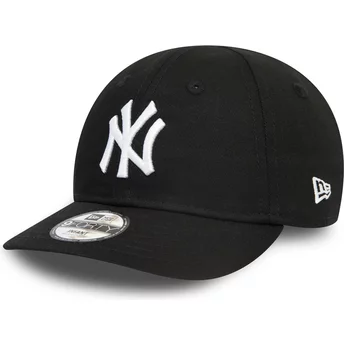 New Era Curved Brim Toddler 9FORTY League Essential New York Yankees MLB Black Adjustable Cap