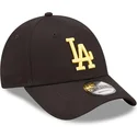 lippikset-kaareva-musta-saadettava-nauha-9forty-league-essential-los-angeles-dodgers-mlb-new-era