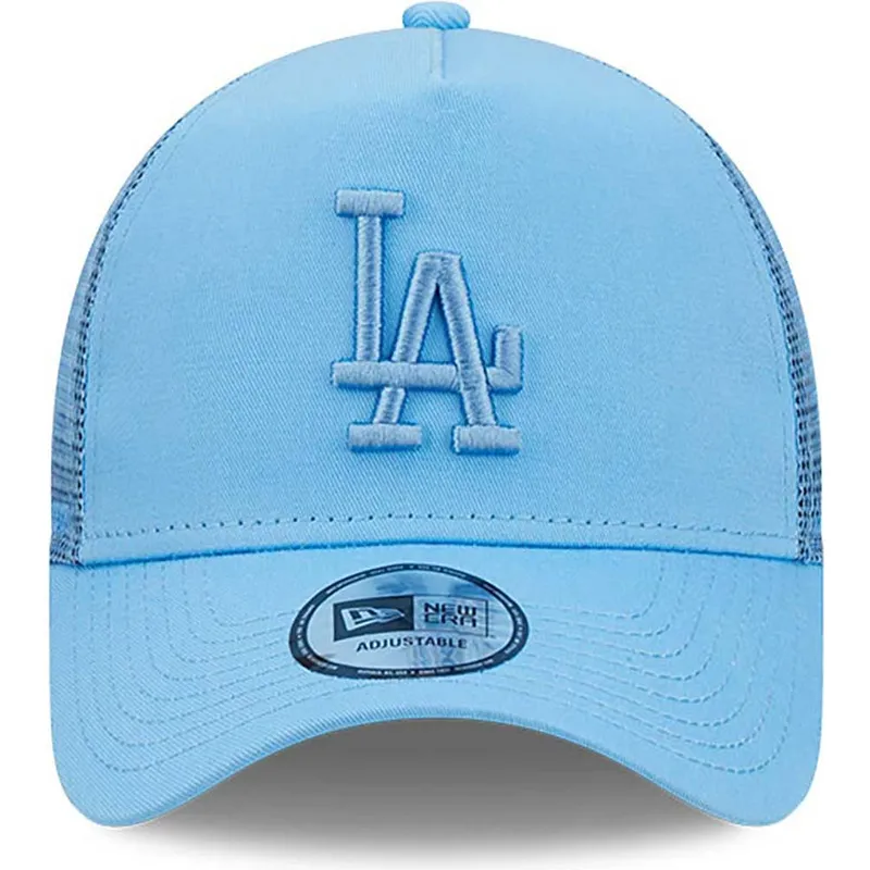 lippikset-kaareva-rekka-sininen-snapback-a-frame-tonal-mesh-los-angeles-dodgers-mlb-new-era