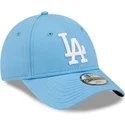 lippikset-kaareva-sininen-saadettava-nauha-lapsille-9forty-league-essential-los-angeles-dodgers-mlb-new-era