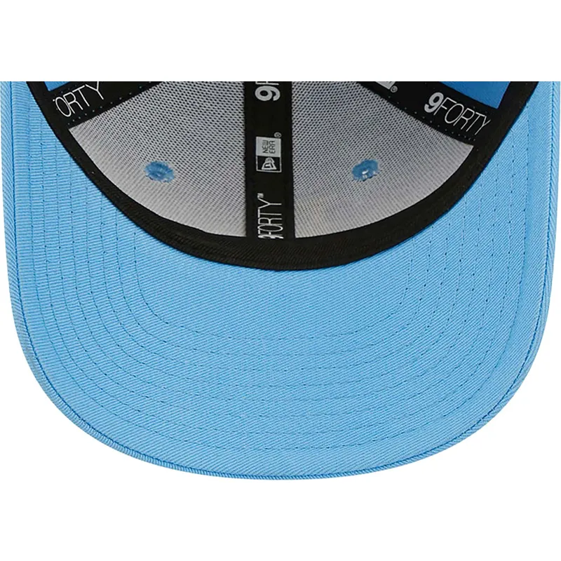 lippikset-kaareva-sininen-saadettava-nauha-lapsille-9forty-league-essential-los-angeles-dodgers-mlb-new-era