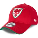 lippikset-kaareva-punainen-saadettava-nauha-9forty-wales-copa-mundial-wales-copa-mundial-de-futbol-new-era