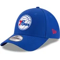 lippikset-kaareva-sininen-saadettava-nauha-9forty-league-philadelphia-76ers-nba-new-era