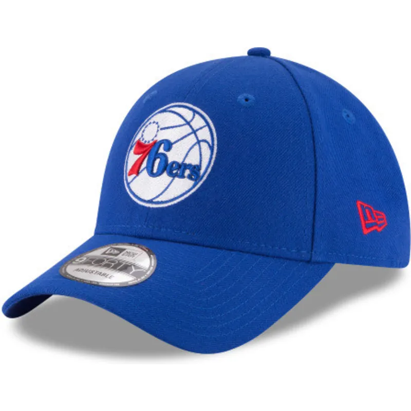 lippikset-kaareva-sininen-saadettava-nauha-9forty-league-philadelphia-76ers-nba-new-era