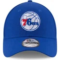 lippikset-kaareva-sininen-saadettava-nauha-9forty-league-philadelphia-76ers-nba-new-era