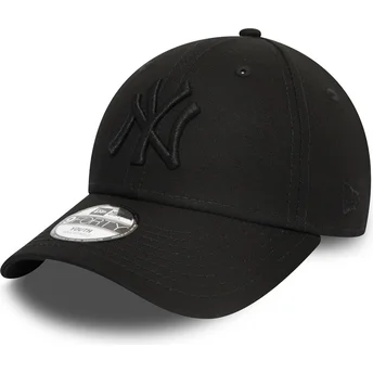 Cap kaareva black adjustable strap lapsille 9FORTY League Essential New York Yankees MLB New Era