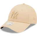 lippikset-kaareva-beige-saadettava-nauha-9forty-league-essential-new-york-yankees-mlb-new-era