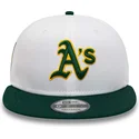 lippikset-littea-valkoinen-snapback-rickey-henderson-9fifty-crown-patches-oakland-athletics-mlb-new-era