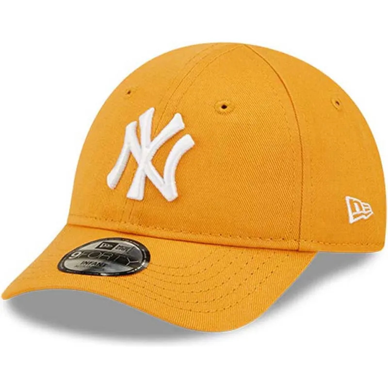 lippikset-kaareva-oranssi-saadettava-nauha-lapsille-9forty-league-essential-new-york-yankees-mlb-new-era