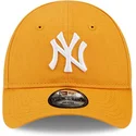 lippikset-kaareva-oranssi-saadettava-nauha-lapsille-9forty-league-essential-new-york-yankees-mlb-new-era
