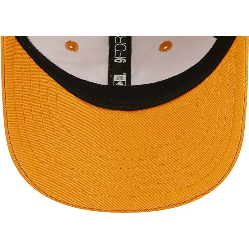 lippikset-kaareva-oranssi-saadettava-nauha-lapsille-9forty-league-essential-new-york-yankees-mlb-new-era