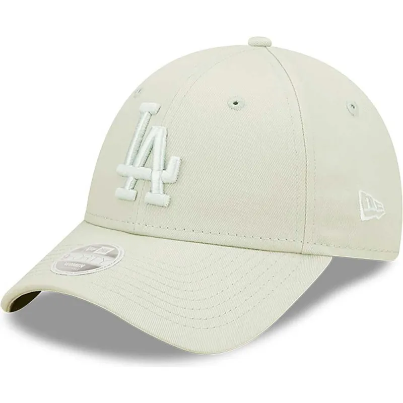 lippikset-kaareva-vihrea-saadettava-nauha-9forty-league-essential-los-angeles-dodgers-mlb-new-era
