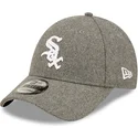 lippikset-kaareva-harmaa-saadettava-nauha-9forty-the-league-melton-chicago-white-sox-mlb-new-era