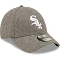lippikset-kaareva-harmaa-saadettava-nauha-9forty-the-league-melton-chicago-white-sox-mlb-new-era