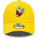 lippikset-kaareva-keltainen-saadettava-nauha-lapsille-9forty-spongebob-new-era
