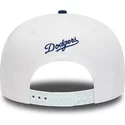 new-era-flat-brim-9fifty-crown-patches-los-angeles-dodgers-mlb-white-and-blue-snapback-cap