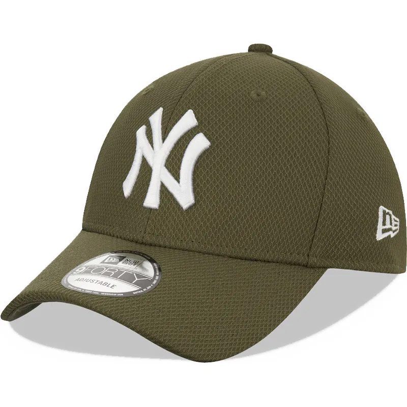 lippikset-kaareva-vihrea-saadettava-nauha-9forty-diamond-era-new-york-yankees-mlb-new-era