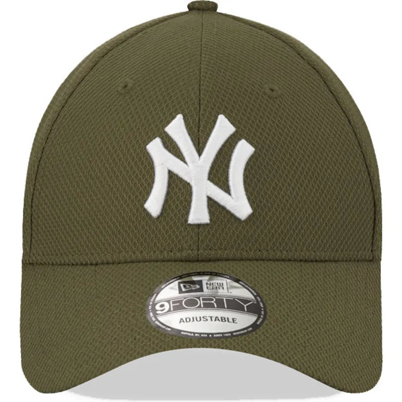 lippikset-kaareva-vihrea-saadettava-nauha-9forty-diamond-era-new-york-yankees-mlb-new-era