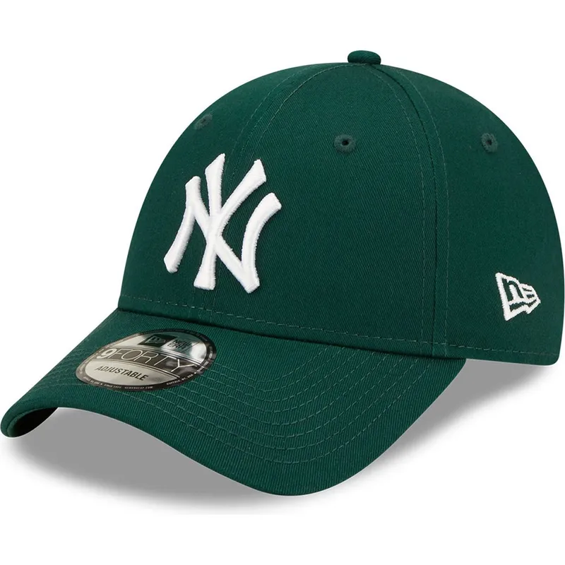lippikset-kaareva-vihrea-saadettava-nauha-9forty-league-essential-new-york-yankees-mlb-new-era