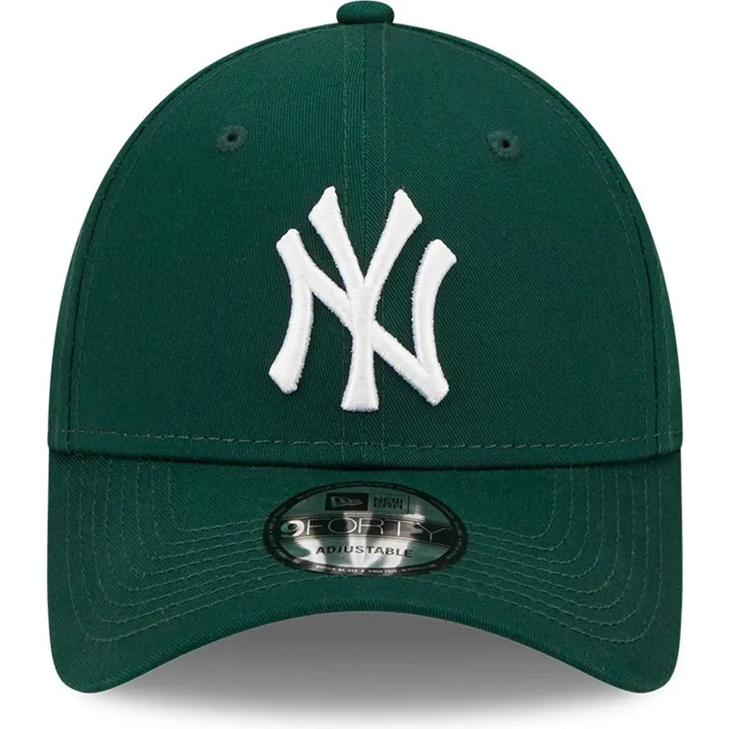 lippikset-kaareva-vihrea-saadettava-nauha-9forty-league-essential-new-york-yankees-mlb-new-era