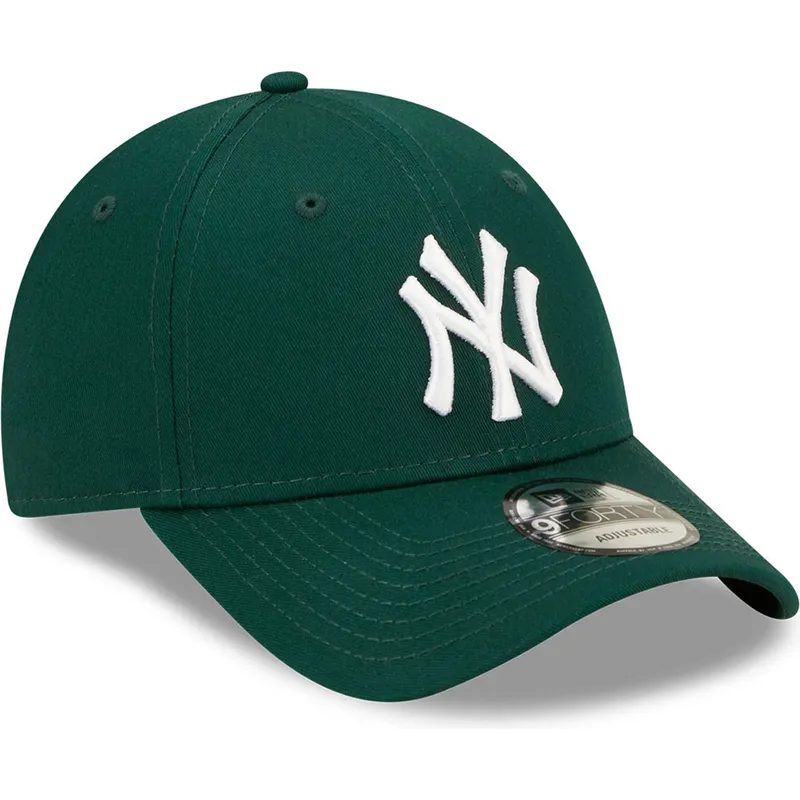 lippikset-kaareva-vihrea-saadettava-nauha-9forty-league-essential-new-york-yankees-mlb-new-era