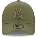 lippikset-kaareva-rekka-vihrea-snapback-a-frame-tonal-mesh-new-york-yankees-mlb-new-era